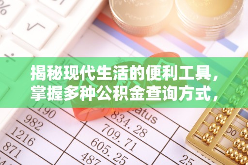 原州揭秘现代生活的便利工具，掌握多种公积金查询方式，让财富管理更轻松